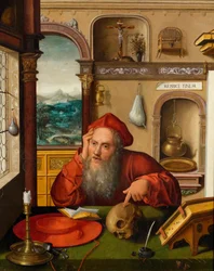 Heilige Hiëronymus in zijn studeerkamer